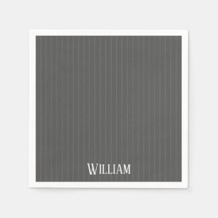 Guardanapo De Papel Pinças de cinza personalizadas