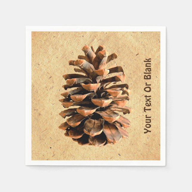 Guardanapo De Papel Pine Cone (Frente)