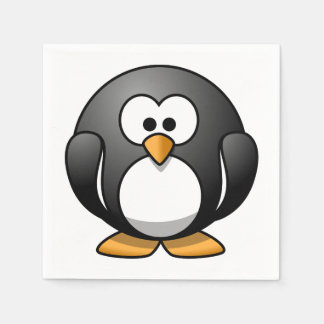 Guardanapo De Papel Pinguim de Cartoon Bonito