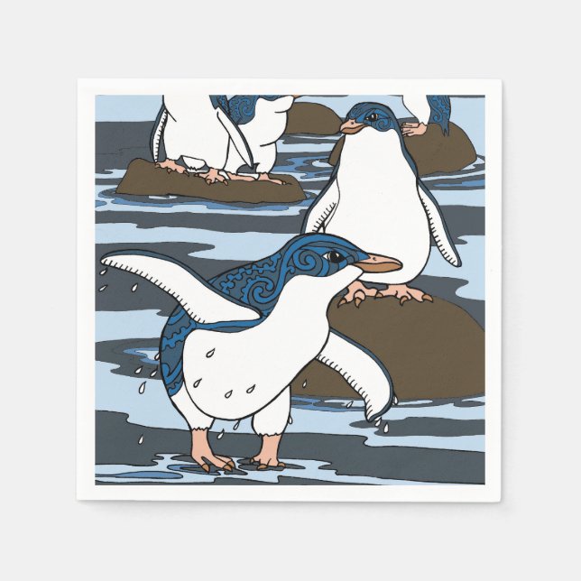 Guardanapo De Papel Pinguim guardanino (Frente)