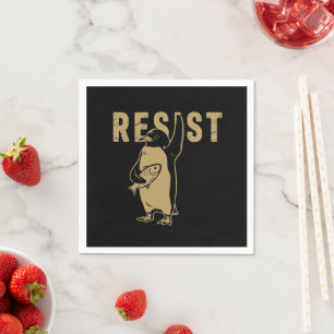 Guardanapo De Papel Pinguim Resistir Pinguins Protestam Contra Tarifas