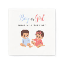 Pink and Blue Boy or Girl Baby Gender Reveal