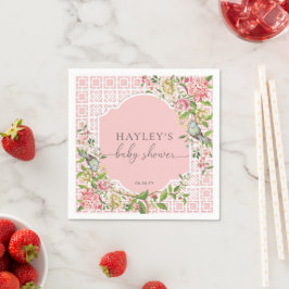 Guardanapo de papel Pink Chinoiserie Trianon Baby