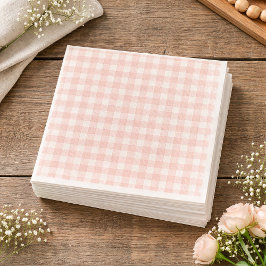 Guardanapo De Papel Pink Gingham Paper Napkins