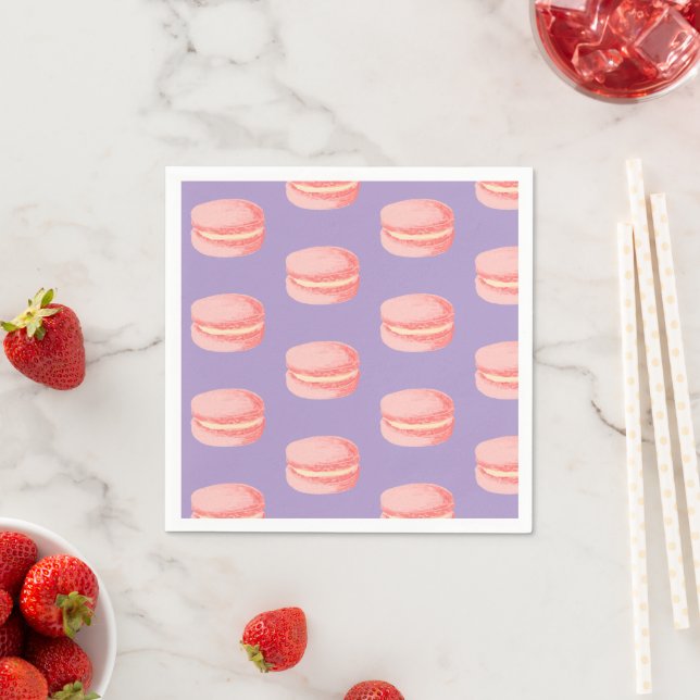 Guardanapo De Papel Pink Macaroons (Insitu)