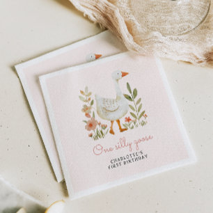 Guardanapo De Papel Pink One Bobo Goose Birday