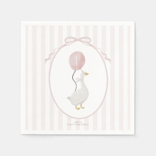 Guardanapo De Papel Pink One Bobo Goose Napkins