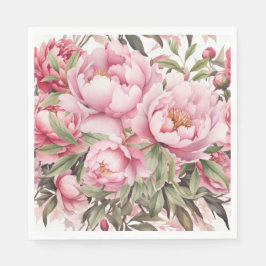 Guardanapo De Papel Pink Peony