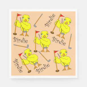 Guardanapo De Papel Pintinho Birdie Golfer