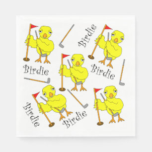 Guardanapo De Papel Pintinho Birdie Golfer