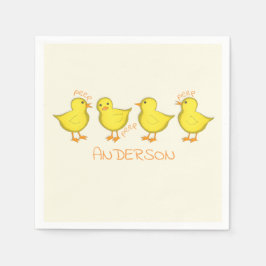 Guardanapo De Papel Pintinhos de papel coquetel standard Nápoles