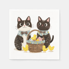 Guardanapo De Papel Pintinhos para bebês Páscoas de Gatos de páscoa