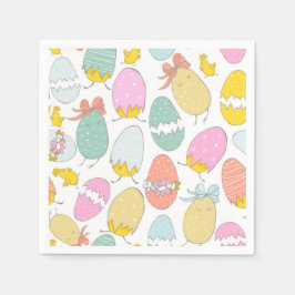 Guardanapo De Papel Pintinhos para incubação e ovos de páscoa