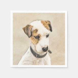 Guardanapo De Papel Pintura de Parson Jack Russell Terrier - Arte Cani