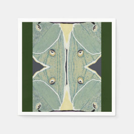 Guardanapo De Papel Pintura digital Luna Moth