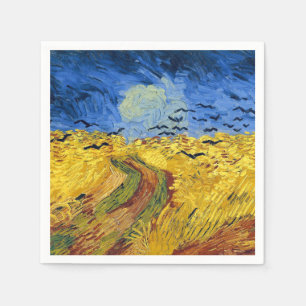 Guardanapo De Papel Pintura impressionista Campos de Trigo de Van Gogh