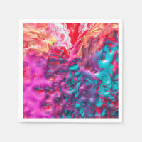 Pintura molhada paleta de arte abstrata colorida r