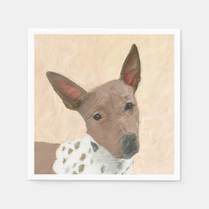 Guardanapo De Papel Pintura Terrier sem cabelos americana - Arte canin