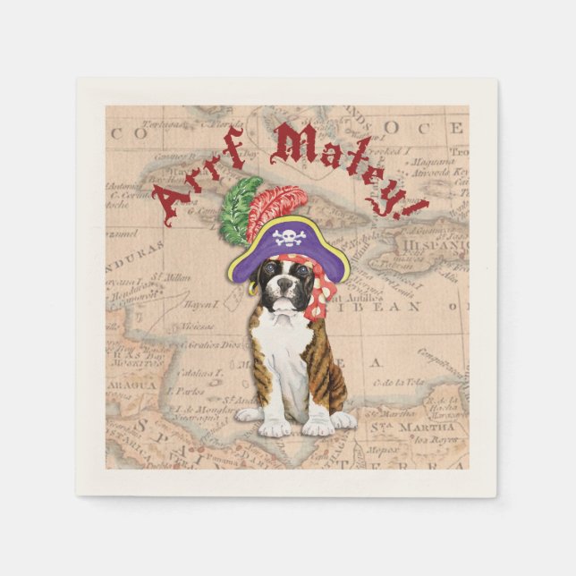 Guardanapo De Papel Pirata Boxer (Frente)