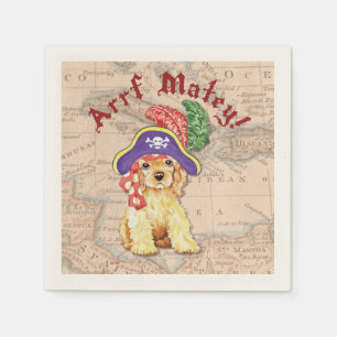 Guardanapo De Papel Pirata do Cocker Spaniel