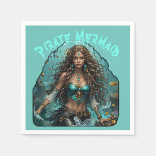 Guardanapo De Papel Pirata - Sereia Lady Thunder_Cove