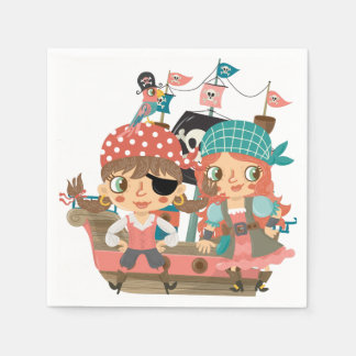Guardanapo De Papel Piratas femininos