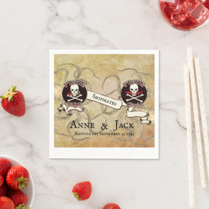 Guardanapo De Papel Pirate Wedding