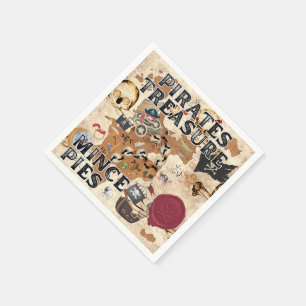 Guardanapo De Papel Pirates Treasure - Mince Pies
