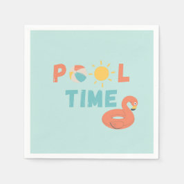 Guardanapo De Papel piscina. Frente Napkins e Suprimentos