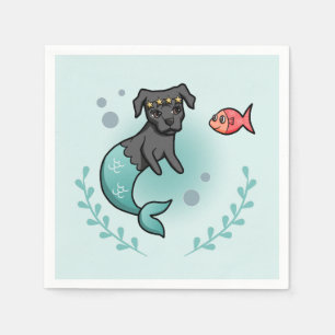 Guardanapo De Papel Pitbull da sereia