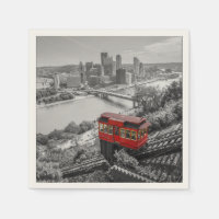 Pittsburgh Steel City Skyline Fotografia Incline