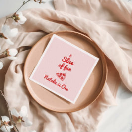 Guardanapo De Papel Pizza 1rua E Pedra Escrita De Noite Divertido