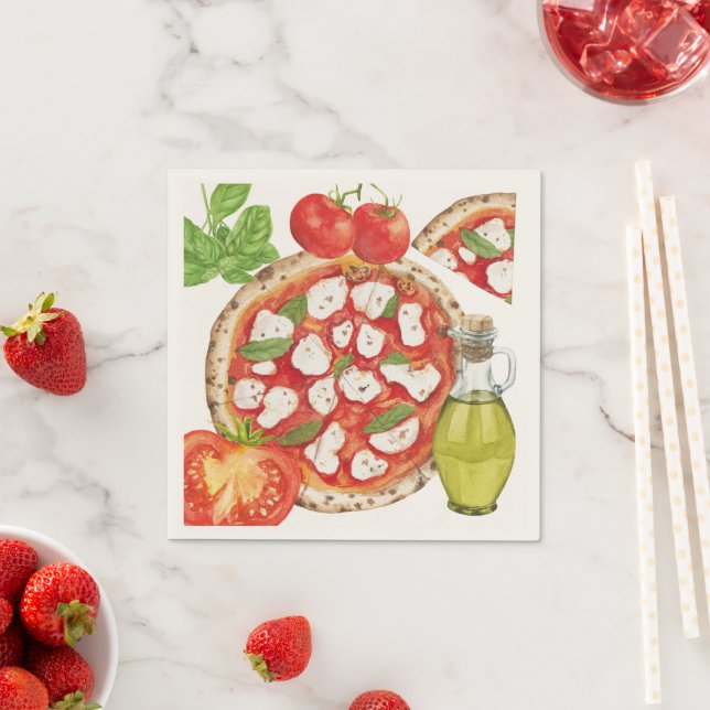 Guardanapo De Papel Pizza Party Napkins (Insitu)