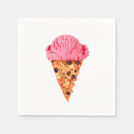 Guardanapo De Papel Pizza sorvete