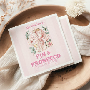 Guardanapo De Papel Pjs e Prosecco Bachelorette