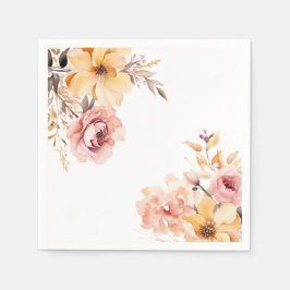 Guardanapo De Papel Placa de chá de fraldas de menina cor-de-rosa embe