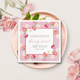 Guardanapo De Papel Placa de papel de primeiro primeiro aniversario Be