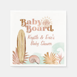 Guardanapo De Papel Placa de papel para bebê no Chá de fraldas do cons