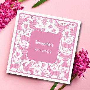 Guardanapo De Papel Placa de papel para chá de fraldas mexicana, cor-d