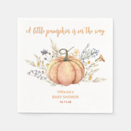 Guardanapo De Papel Placa de papel para chás de fraldas florais de abó