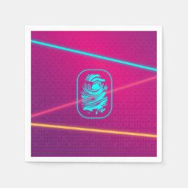 Guardanapo De Papel Placas Laser do Partido Girls Spy