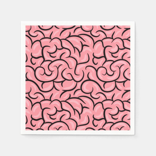 Guardanapo De Papel Plain Brain (Frente)
