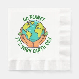 Guardanapo De Papel Planeta é o Dia da Terra 2025 Homens Mulheres