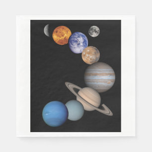 Guardanapo De Papel Planetas do sistema solar