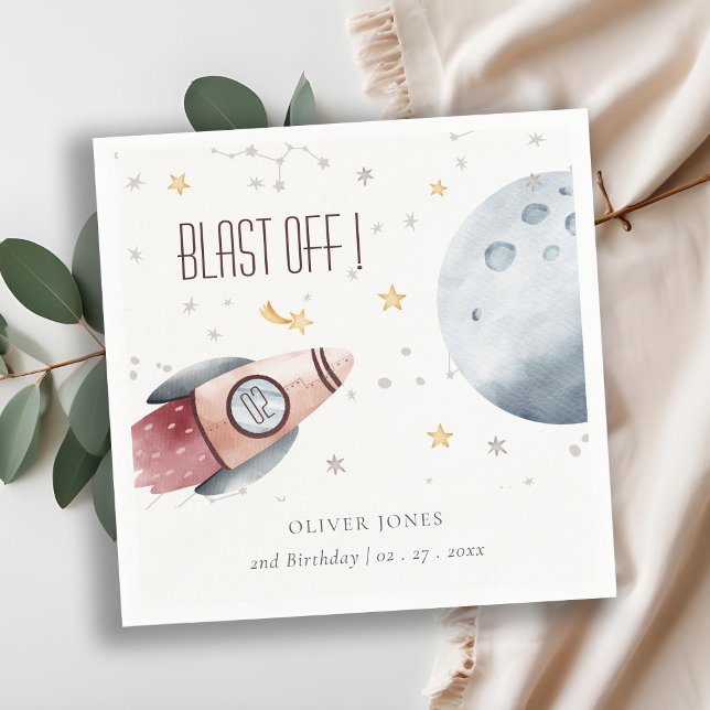 Guardanapo De Papel Planetas Espaciais Exteriores Frescos Cujos Anos A (Criador carregado)