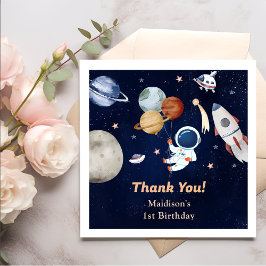 Guardanapo De Papel Planetas Foguetes Externos Papel Placa Napkins