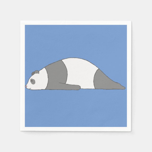 Guardanapo De Papel Planking Panda (Frente)