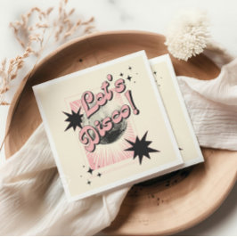 Guardanapo De Papel Plano de Fundo do Disco de Aniversário do Vamos Re