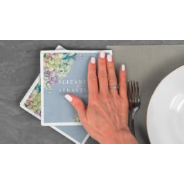 Guardanapo De Papel Plantas Elegantes De Aquarela De chá de casamento