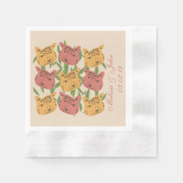 Guardanapo De Papel Plantas Selvagens Chás de panela